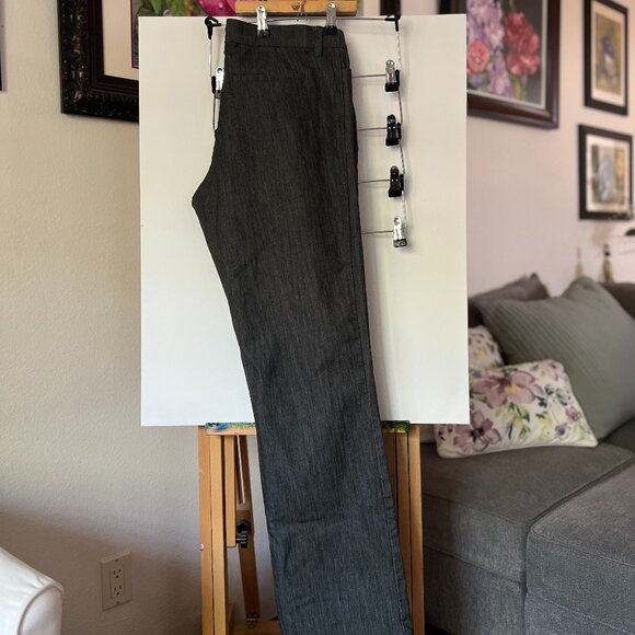 Lee Women's Ultra Lux Comfort with Flex Motion Trouser Pant in Carbon Rinse - Picture 3 of 10